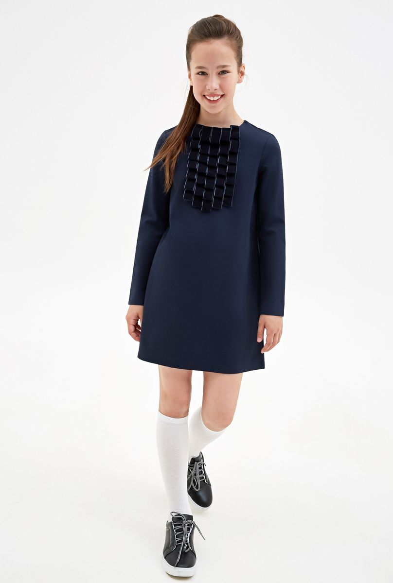 Платье для девочки Concept Club Fruda, цвет: темно-голубой. 10240200002_600. Размер 158