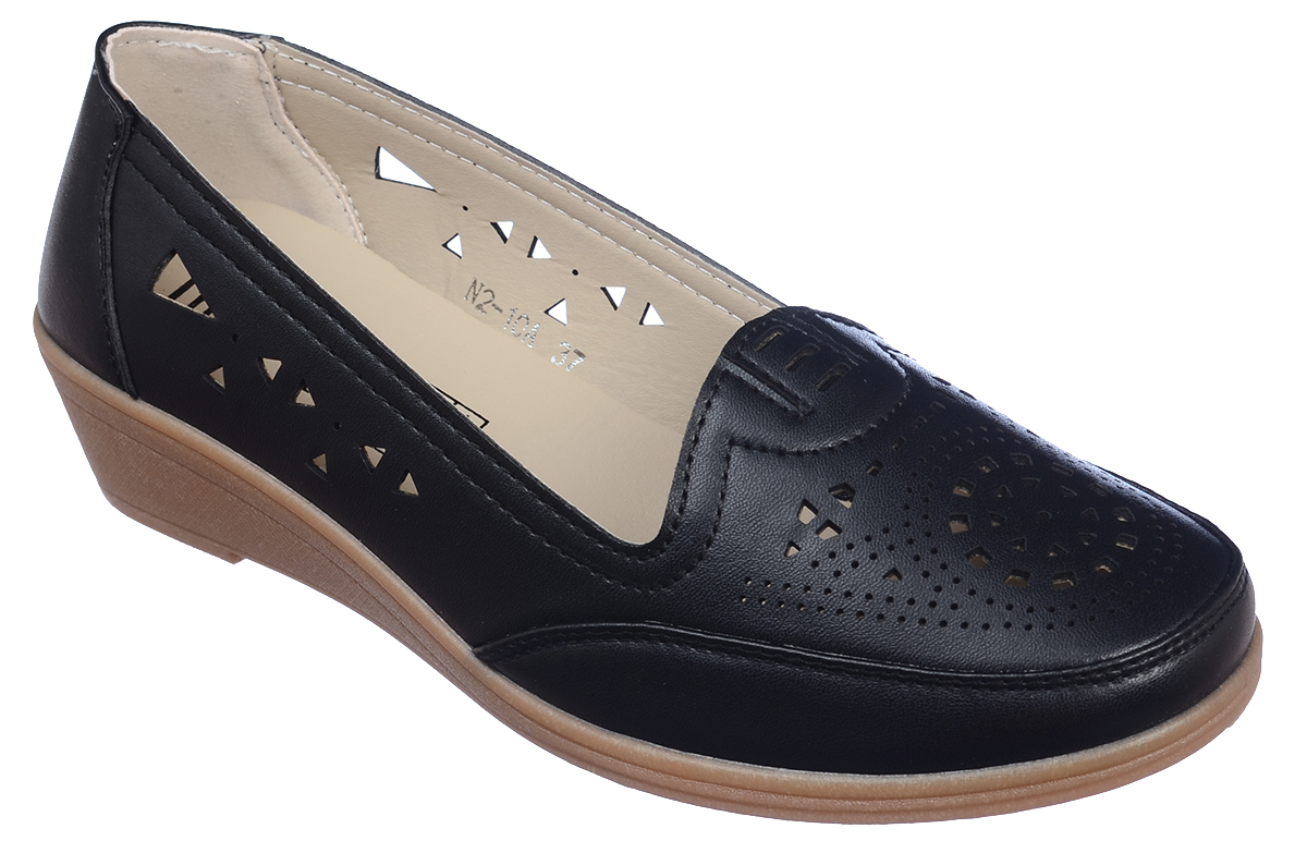 Туфли женские In Step, цвет: черный. N2-10A. Размер 41