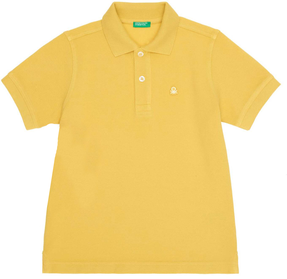 Поло для мальчика United Colors of Benetton, цвет: желтый. 3089C3091_36H. Размер 100