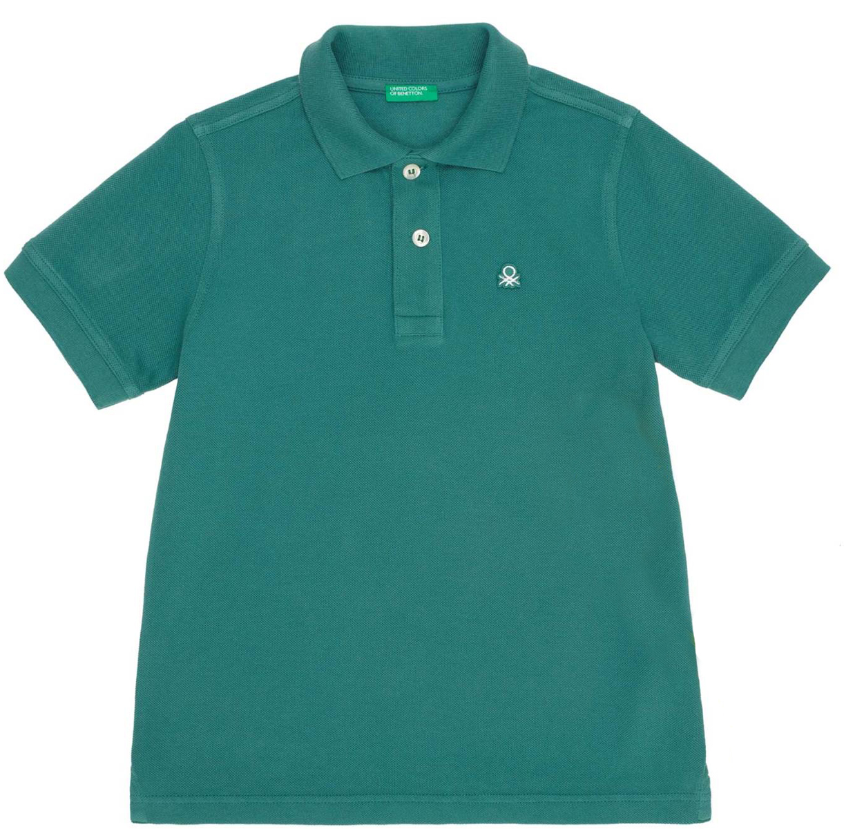 Поло для мальчика United Colors of Benetton, цвет: зеленый. 3089C3091_1N0. Размер 170