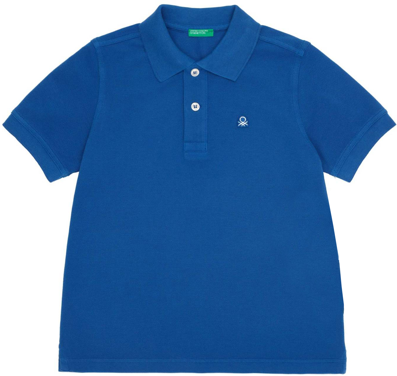 Поло для мальчика United Colors of Benetton, цвет: синий. 3089C3091_07V. Размер 90