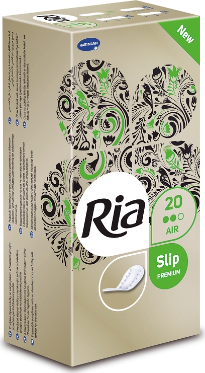 Ria Slip Soft&Safe Sanitory Towels Air Ежедневные прокладки для женщин, 20 шт