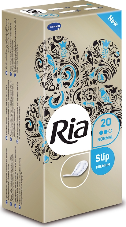 Ria Slip Soft&Safe Sanitory Towels Normal Ежедневные прокладки для женщин, 20 шт