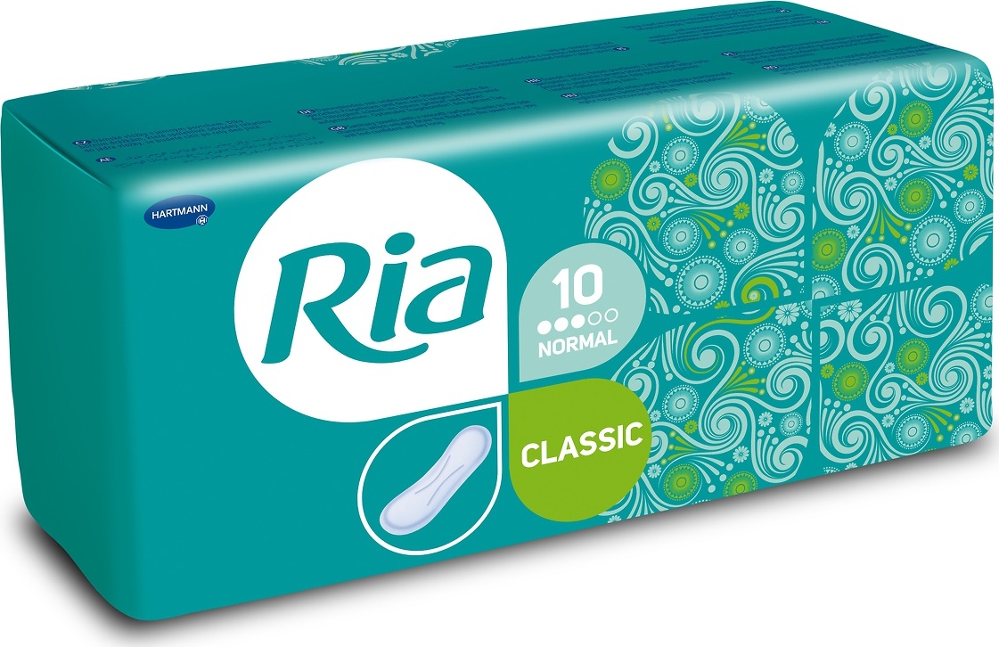 Ria Classic Sanitary Towels Normal Гигиенические женские прокладки, 10 шт