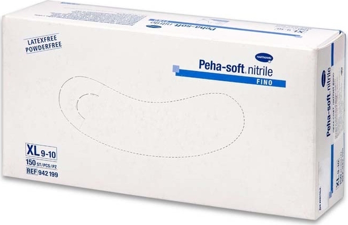 Peha-Soft Nitrile Fino Перчатки медицинские XL, 150 шт