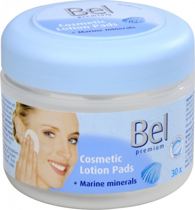 BEL Premium Влажные косметические диски с Морскими минералами, 30 шт