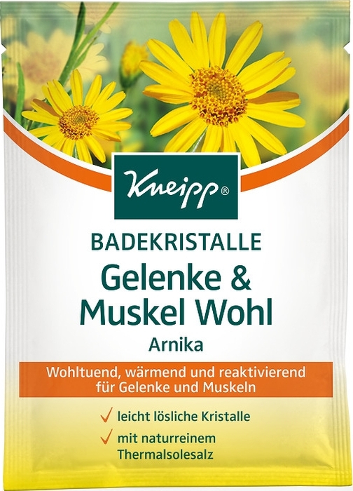 Kneipp Кристаллы для ванн для расслабления мышц с Арникой, 60 г