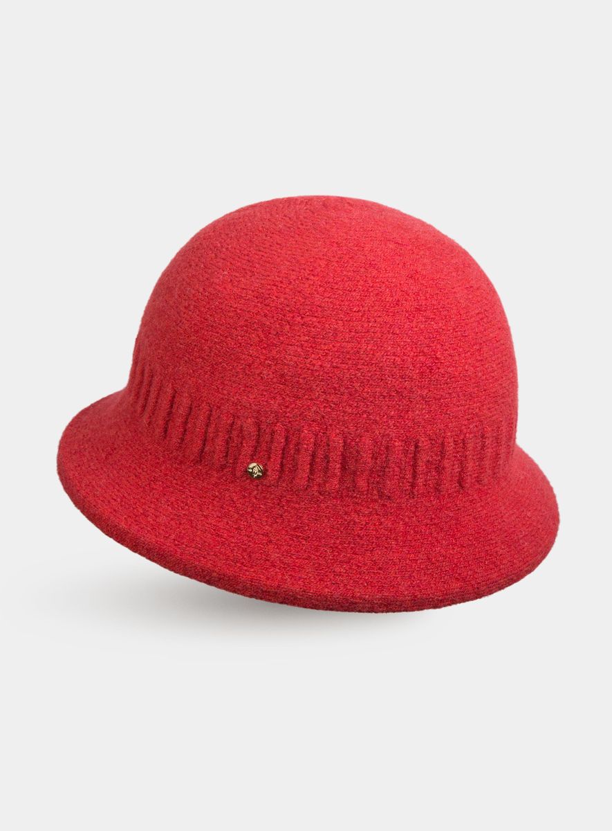 Шляпа женская Canoe Utro, цвет: кирпичный. 4715483. Размер 56/58