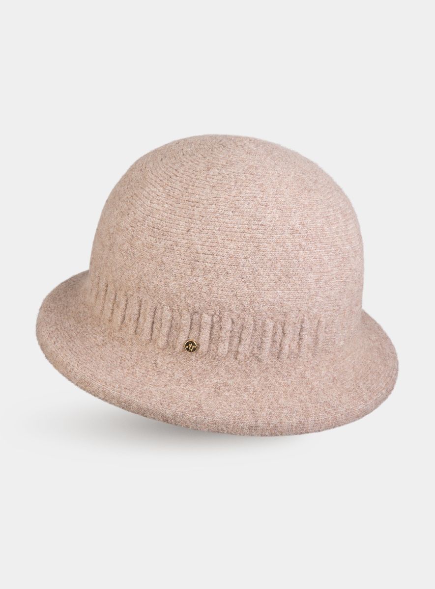 Шляпа женская Canoe Utro, цвет: светло-бежевый. 4715452. Размер 56/58