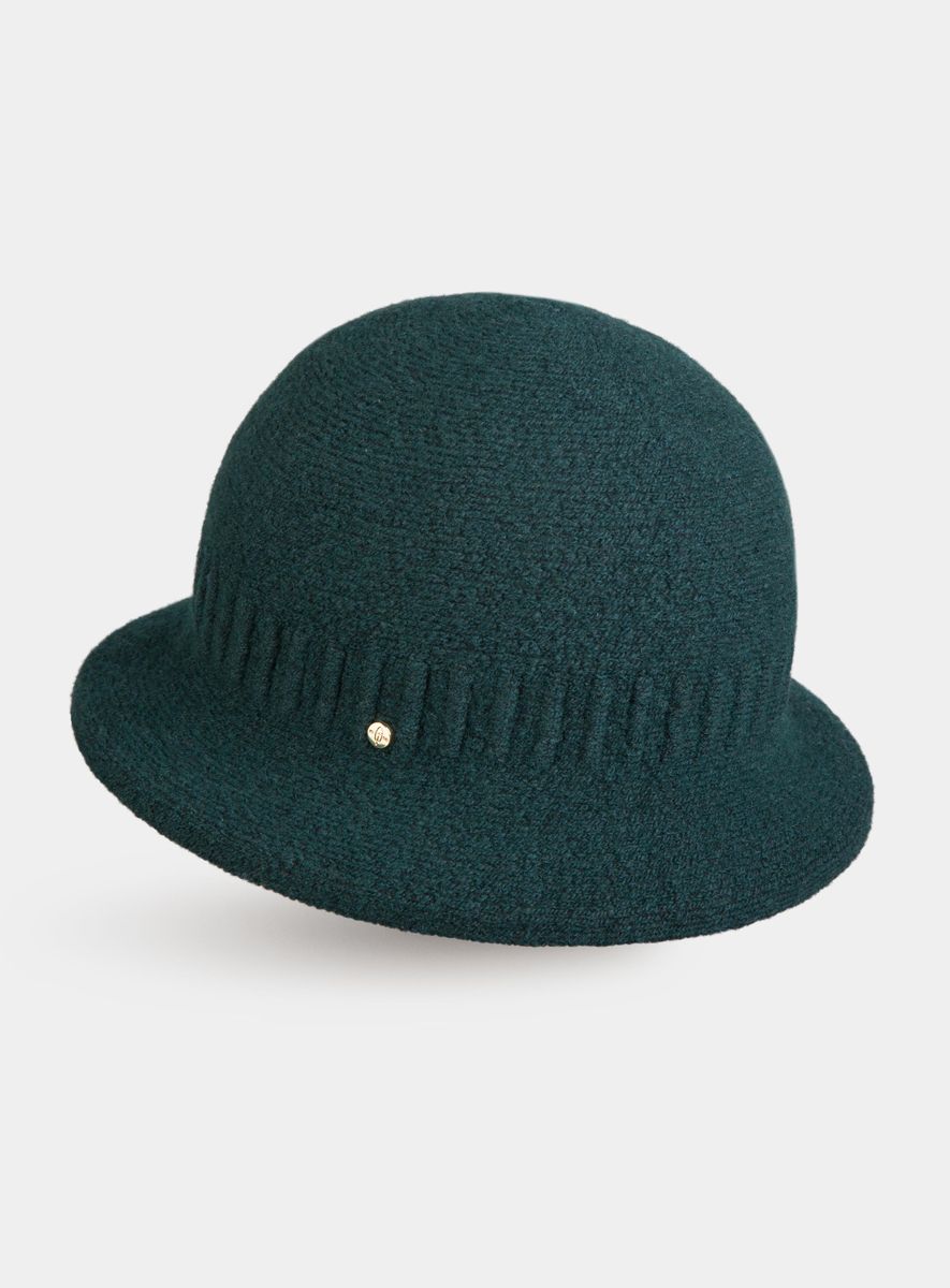 Шляпа женская Canoe Utro, цвет: темно-зеленый. 4715431. Размер 56/58