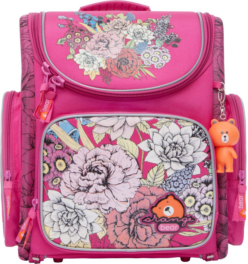 Orange Bear Рюкзак школьный Flowers цвет розовый