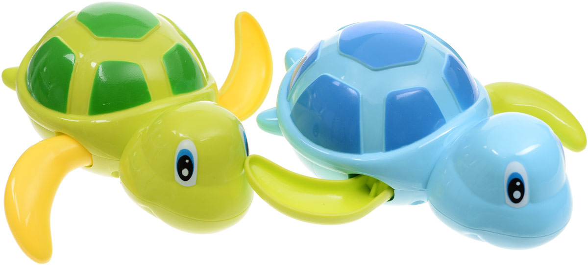 Happy Baby Игрушка для ванной Swimming Turtles цвет салатовый голубой