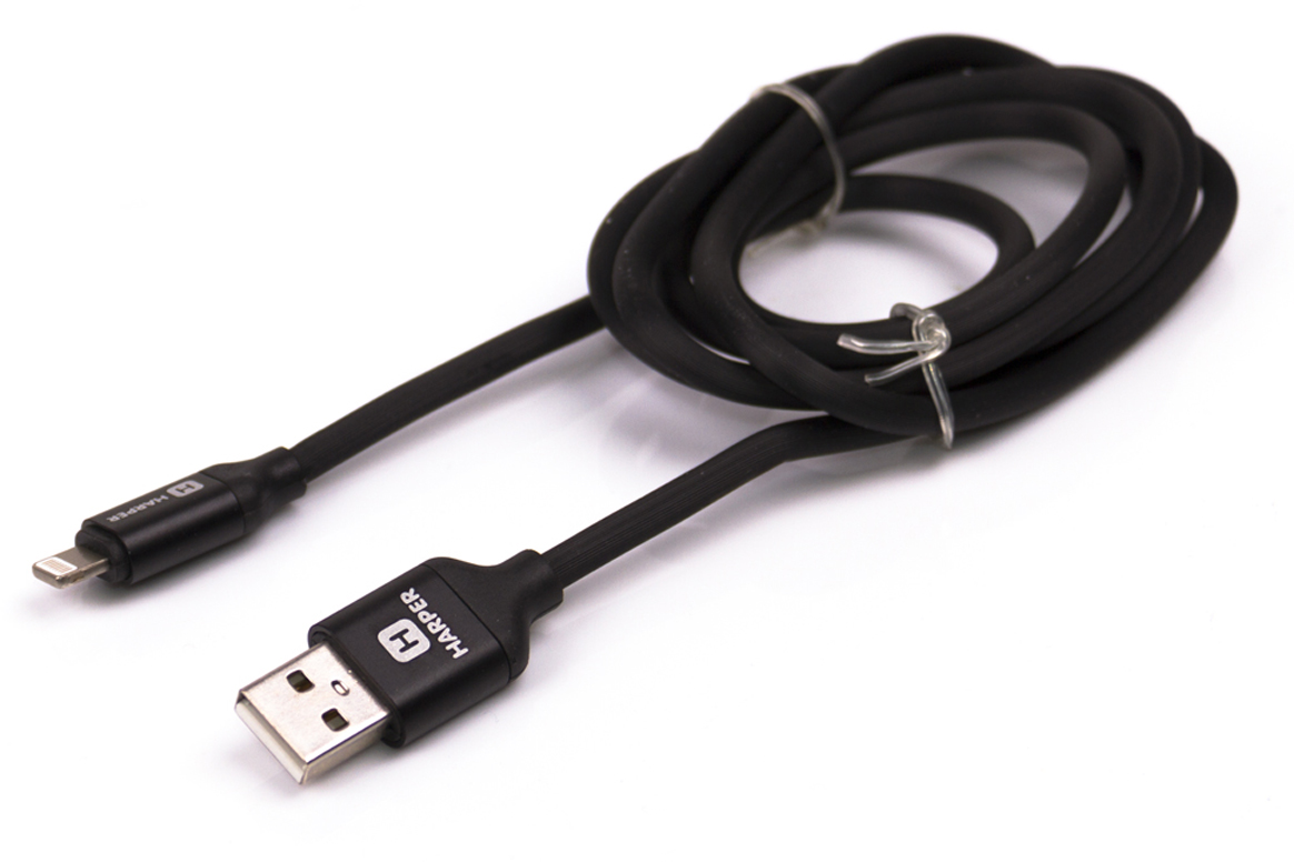 Harper SCH-530, Black кабель USB - Lightning (1 м)