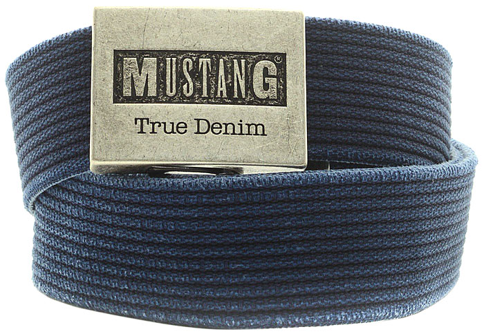 Ремень мужской Mustang, цвет: синий. MG2005B01-0480. Размер 110