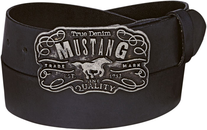 Ремень мужской Mustang, цвет: черный. MG2017R01-0791. Размер 100