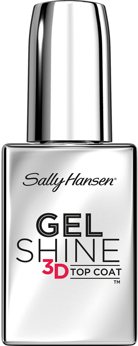 Sally Hansen Nailcare Gel shine верхнее покрытие с гелевым блеском 3d, 13 мл