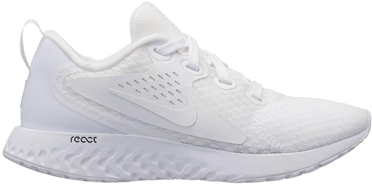 Кроссовки для мальчика Nike Rebel React, цвет: белый. AH9438-100. Размер 5,5Y (37)