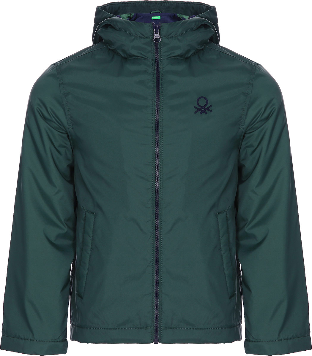 Куртка для мальчика United Colors of Benetton, цвет: зеленый. 2BL553CM0_1N0. Размер 120