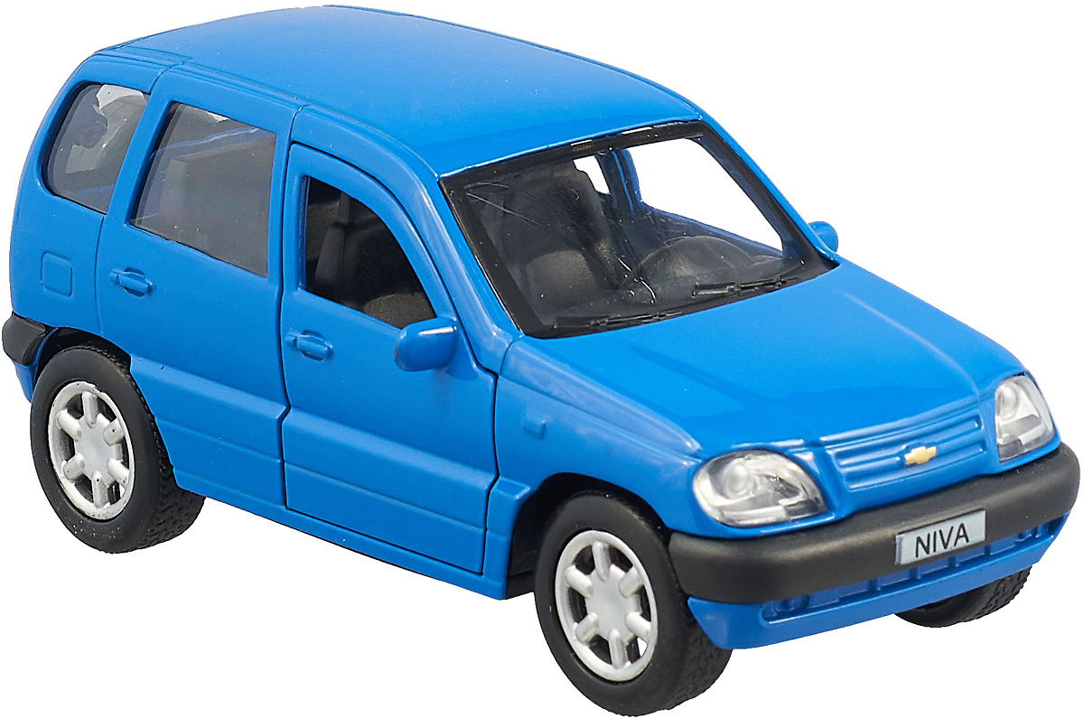 ТехноПарк Машинка инерционная Chevrolet Niva цвет синий CHEVY-NIVA-MIX