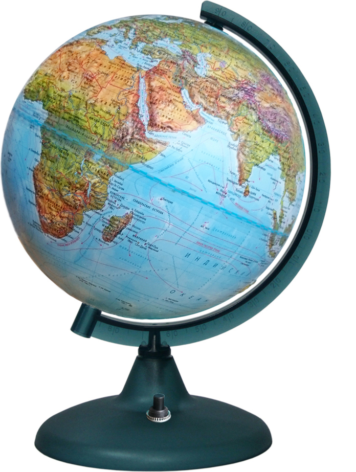 Глобусный мир Глобус с географической картой мира с подсветкой диаметр 21 см
