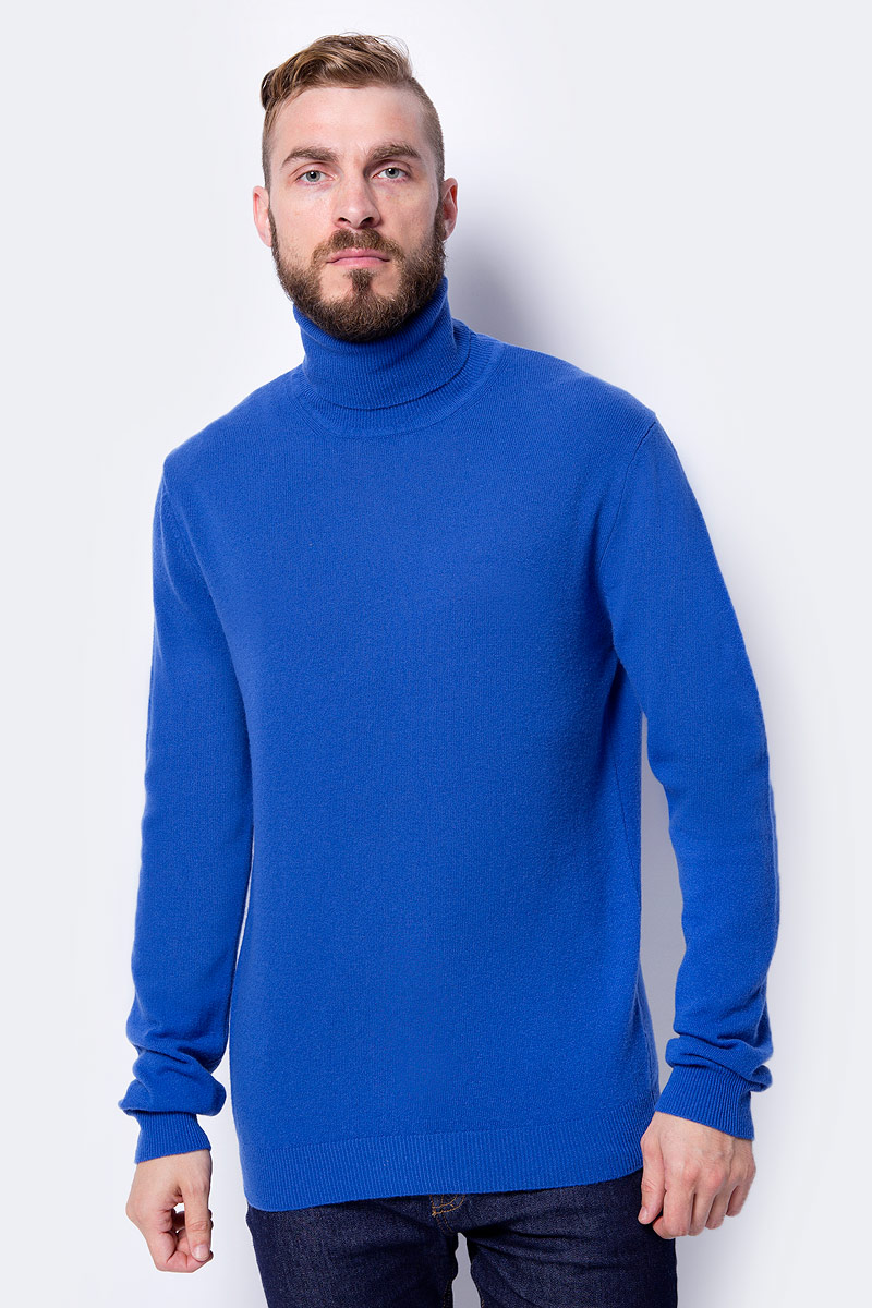Водолазка мужская United Colors of Benetton, цвет: синий. 1002U2180_07V. Размер L (50/52)
