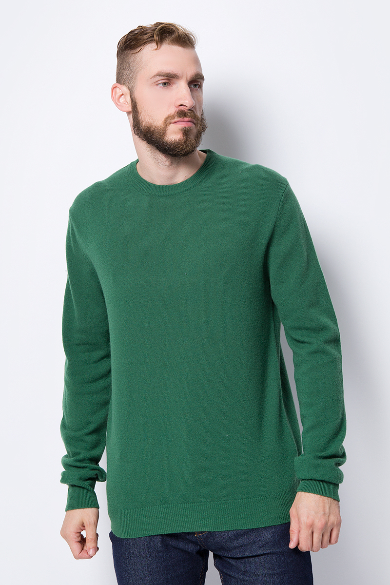 Свитер мужской United Colors of Benetton, цвет: зеленый. 1002U1G34_2E5. Размер XL (52/54)