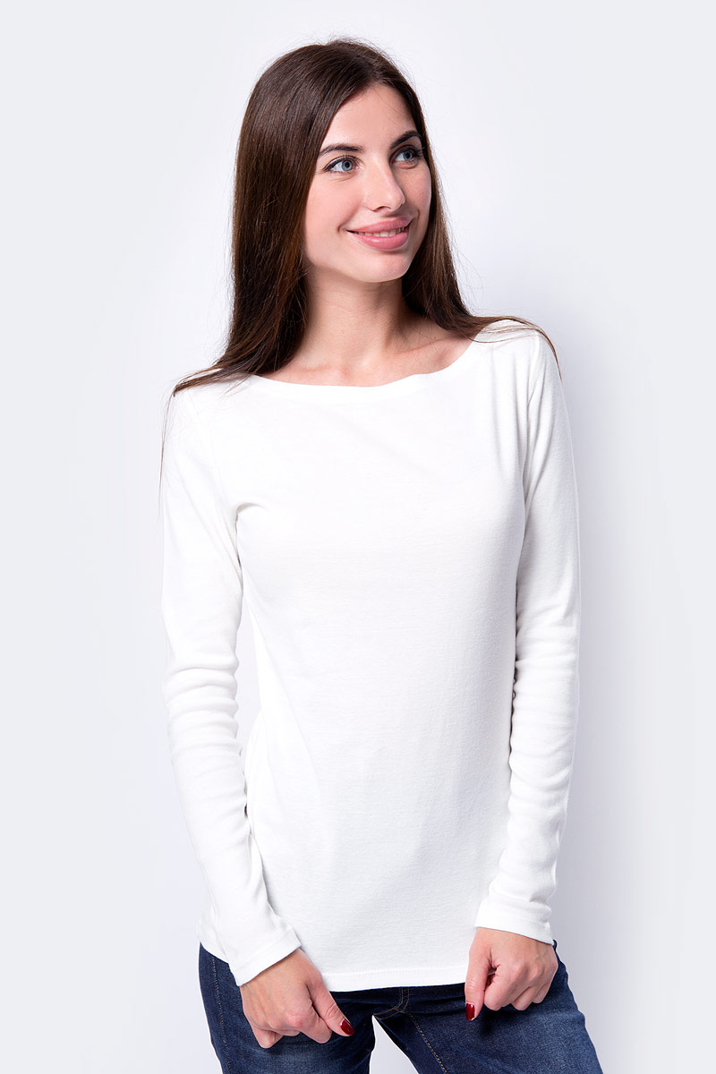 Джемпер женский Sela, цвет: молочный белый. T-111/1364-8350. Размер M (46)