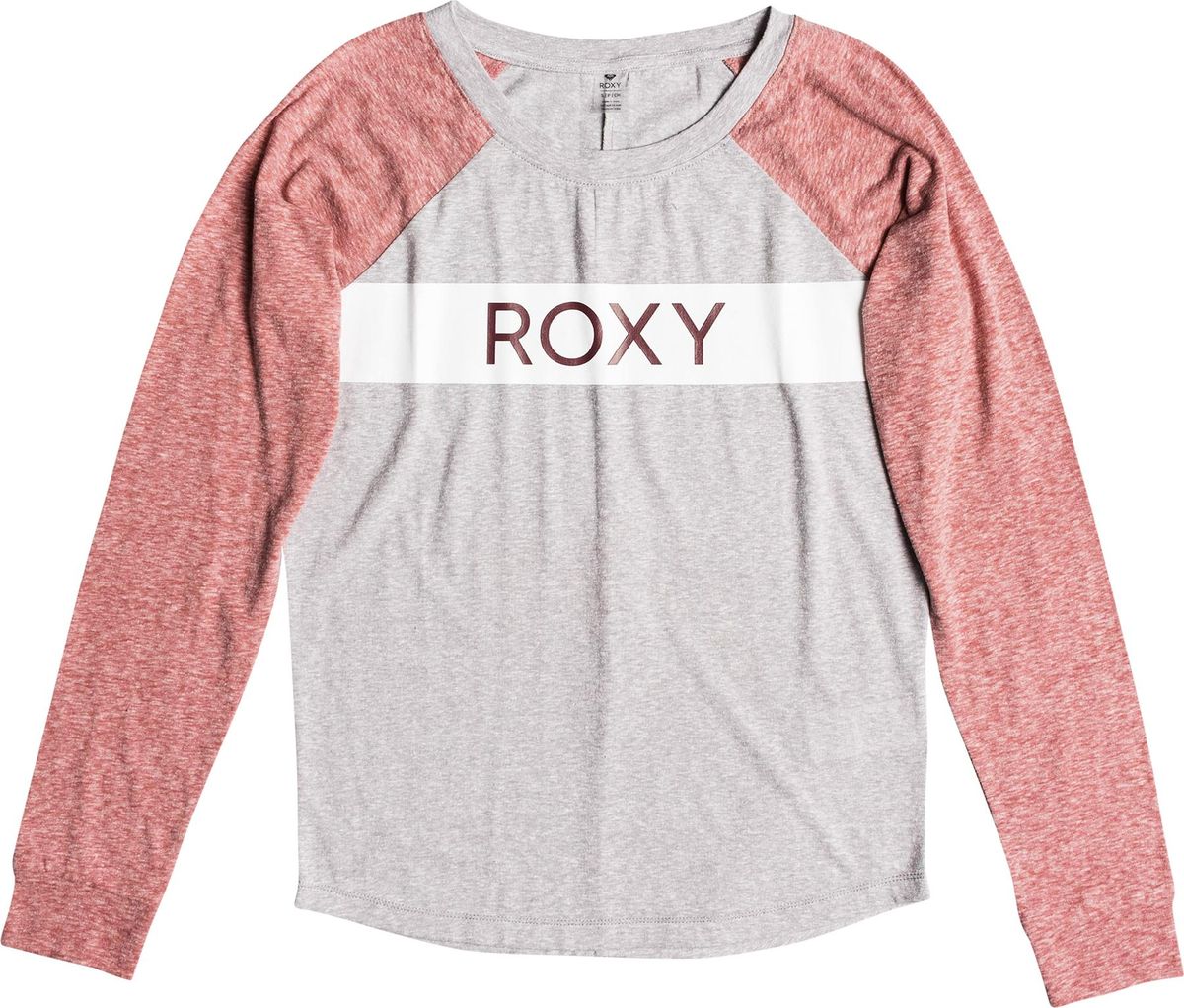 Лонгслив женский Roxy, цвет: розовый. ERJZT04328-MMF0. Размер XS (40)