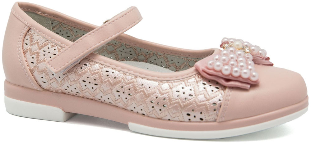 Туфли для девочки Счастливый ребенок, цвет: розовый. D8331-5. Размер 31