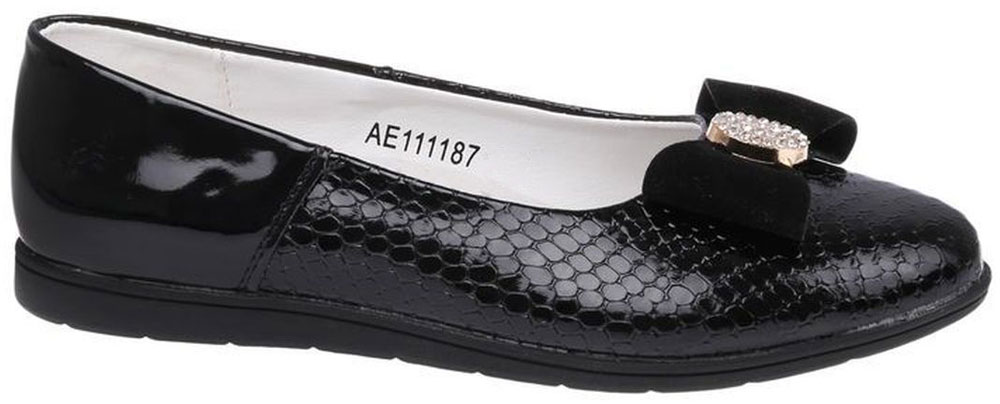 Туфли для девочки Bimko-D, цвет: черный. AE111187. Размер 35
