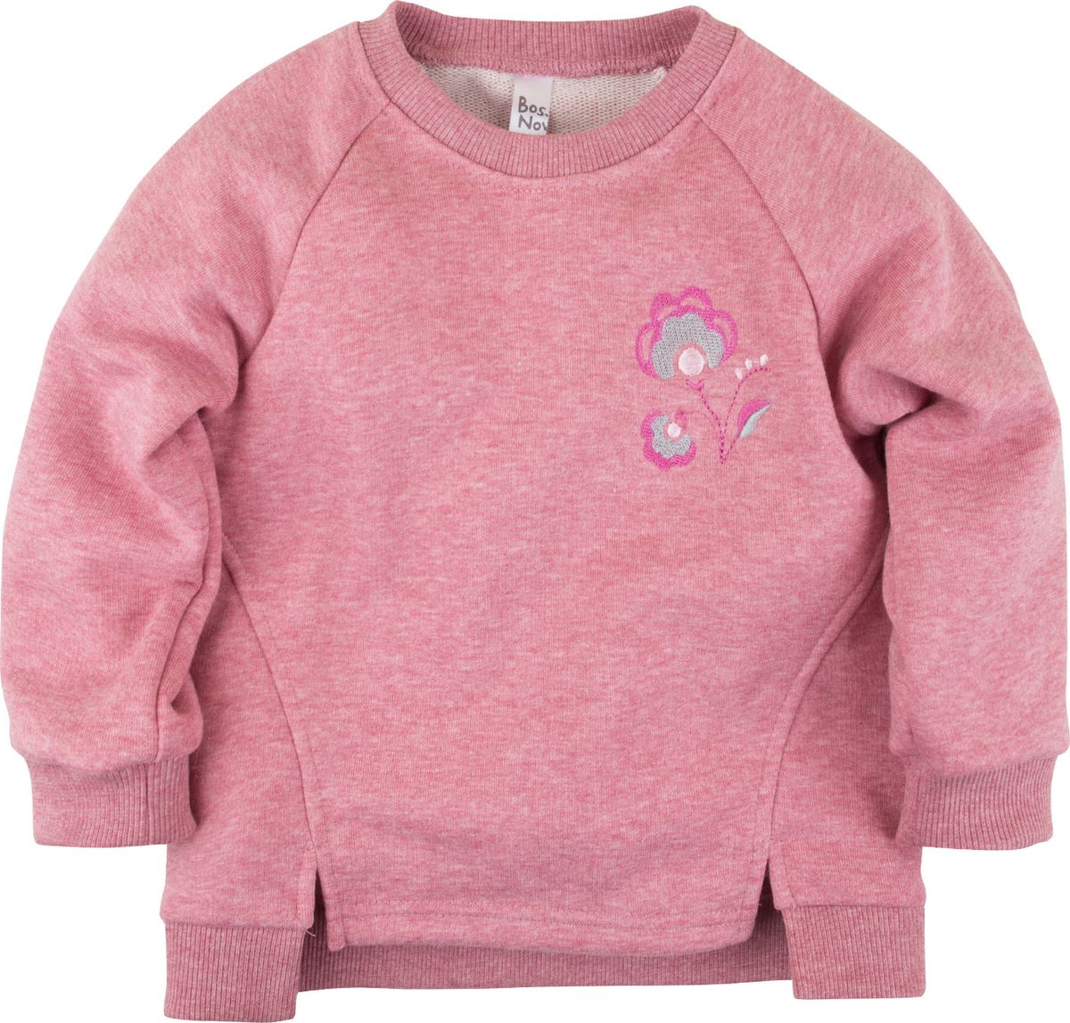 Кофта для новорожденных Bossa Nova Клюква, цвет: розовый меланж. 190Б-460. Размер 74