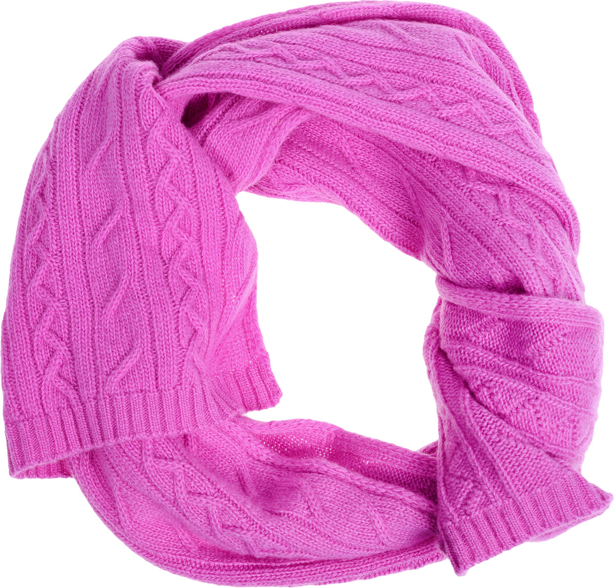 Шарф для девочки United Colors of Benetton, цвет: розовый. 1244C0238_06C. Размер S (120)