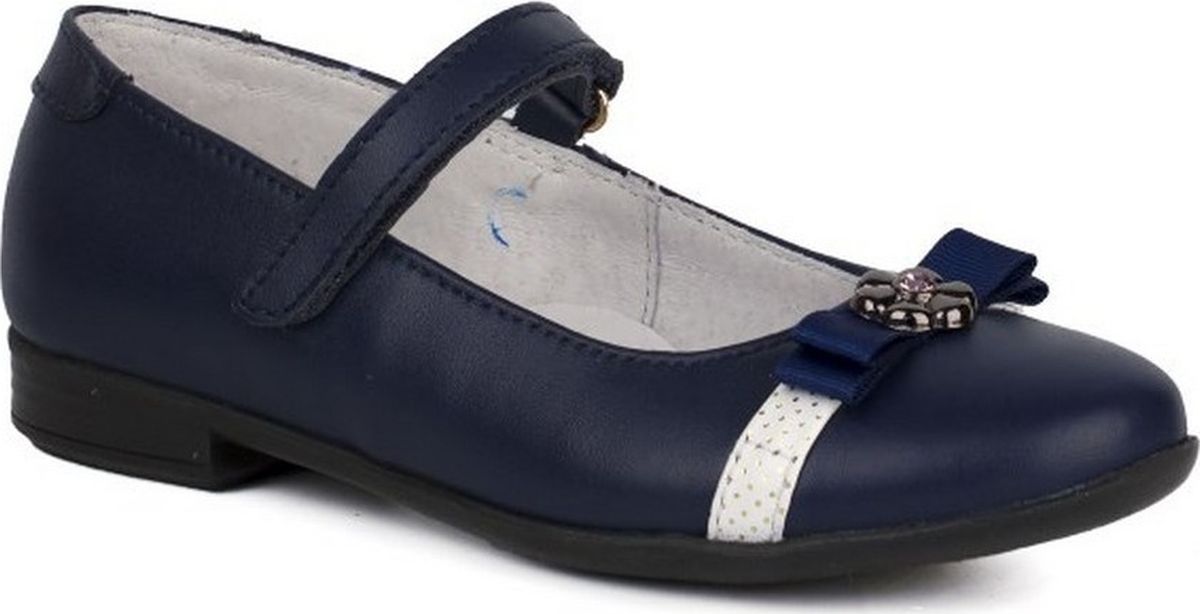 Туфли для девочки Шаговита, цвет: синий. 17СМФ 43141. Размер 29