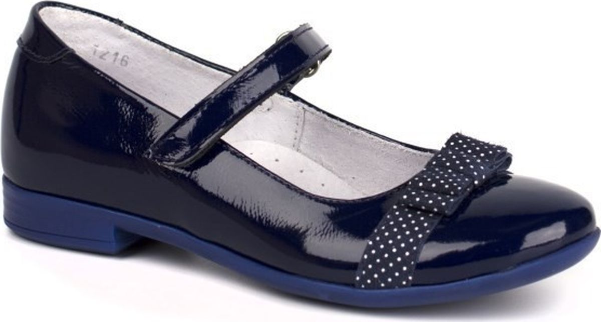 Туфли для девочки Шаговита, цвет: темно-синий. 17СМФ 43152. Размер 30