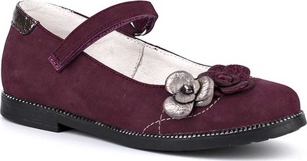 Туфли для девочки Шаговита, цвет: темно-сиреневый. 18СМФ 63160. Размер 35