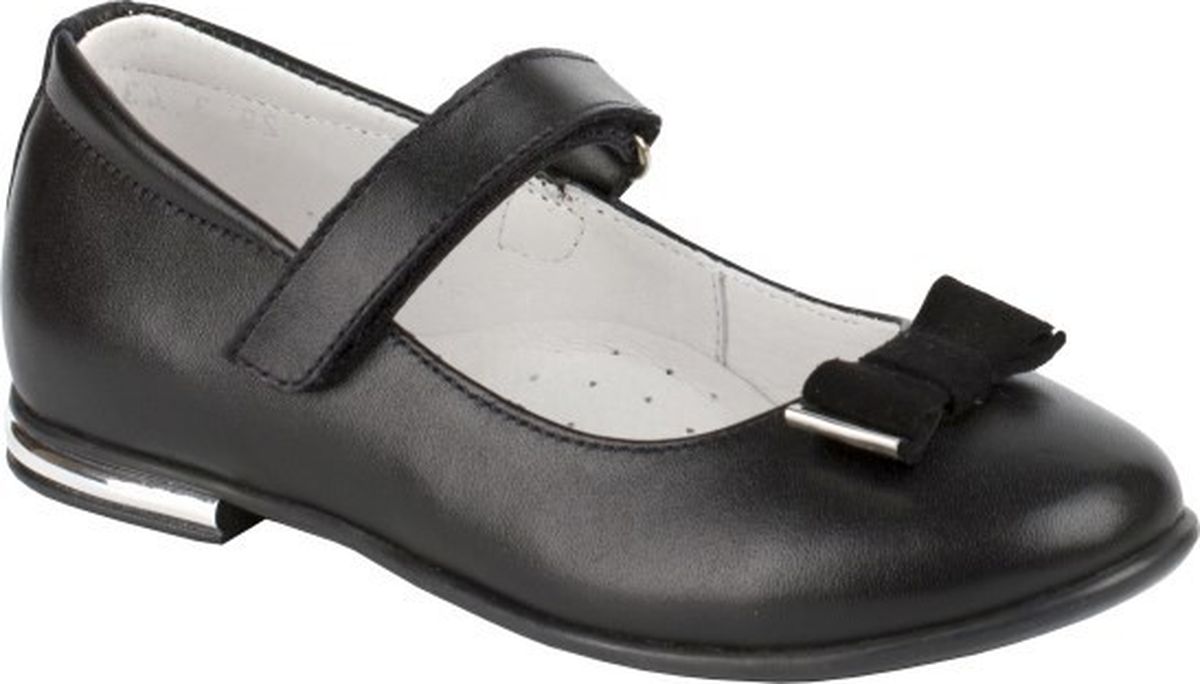 Туфли для девочки Шаговита, цвет: черный. 17СМФ 43149. Размер 31