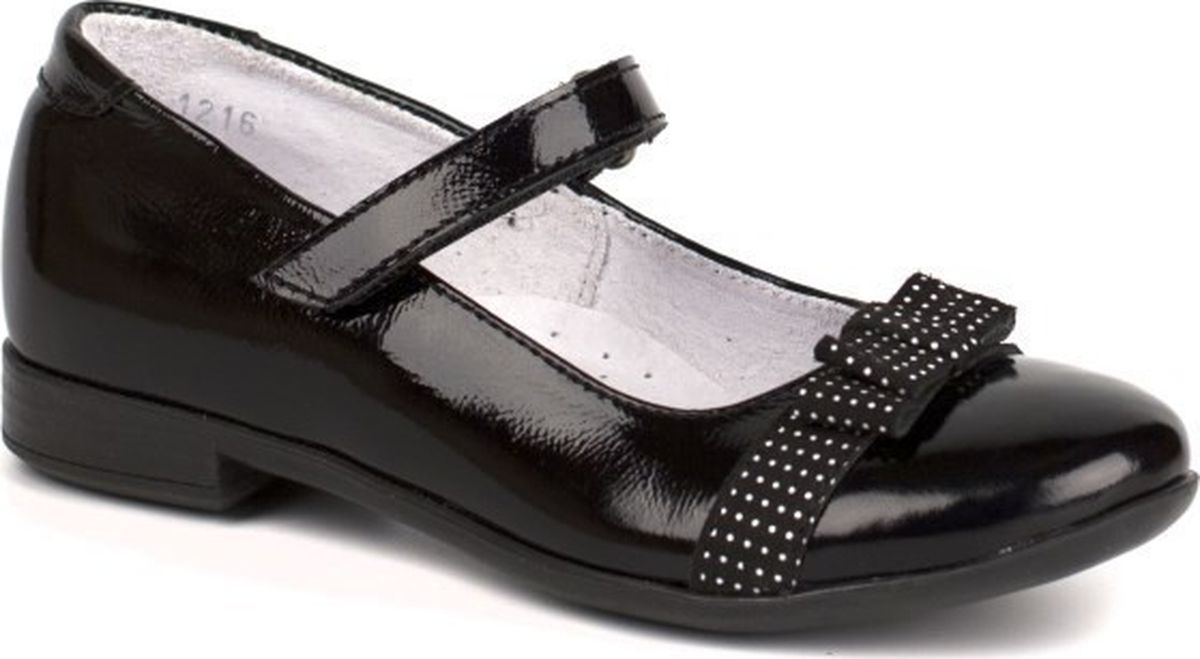 Туфли для девочки Шаговита, цвет: черный. 17СМФ 43152. Размер 31