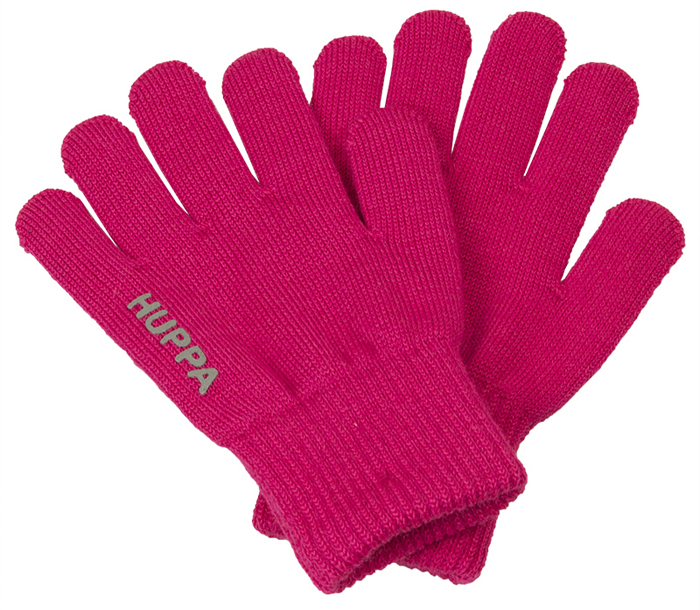 Перчатки для девочки Huppa Odin, цвет: фуксия. 82600100-00063. Размер 5