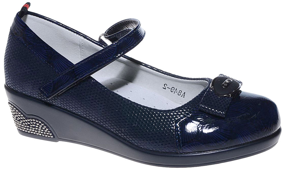 Туфли женские Канарейка, цвет: темно-синий. A849-2. Размер 37