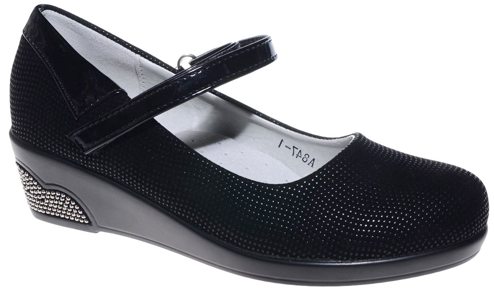 Туфли женские Канарейка, цвет: черный. A847-1. Размер 37