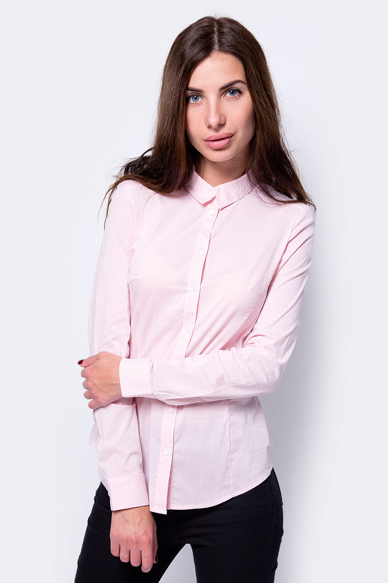 Блузка женская Sela, цвет: розовый. B-112/508-8340P. Размер 46