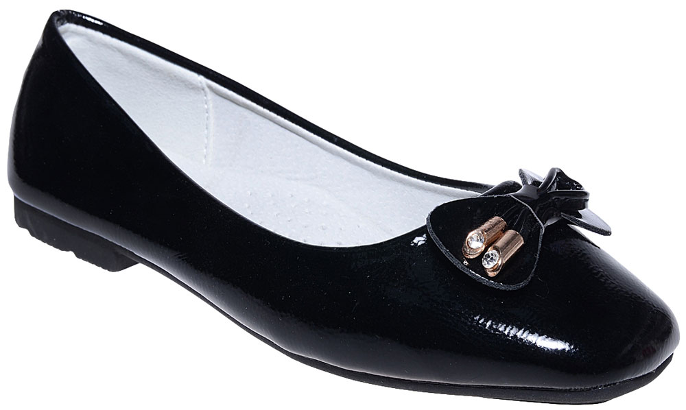 Туфли для девочки Чиполлино, цвет: черный. 832-9A. Размер 33