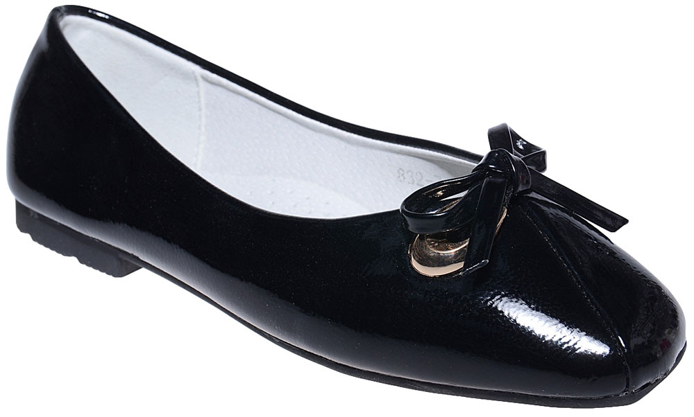 Туфли для девочки Чиполлино, цвет: черный. 832-7A. Размер 35