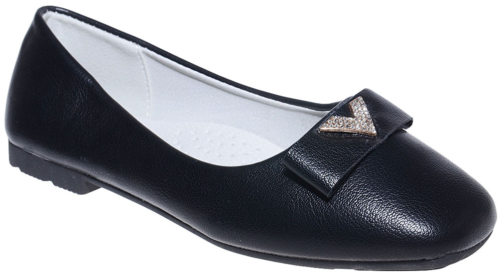 Туфли для девочки Чиполлино, цвет: черный. 832-3A. Размер 35