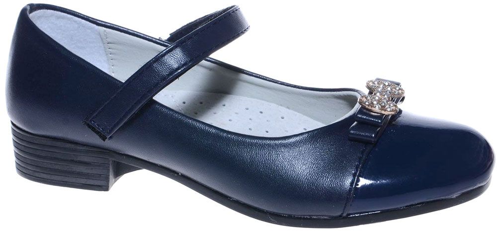 Туфли для девочки Мифер, цвет: синий. 7216I-2. Размер 30