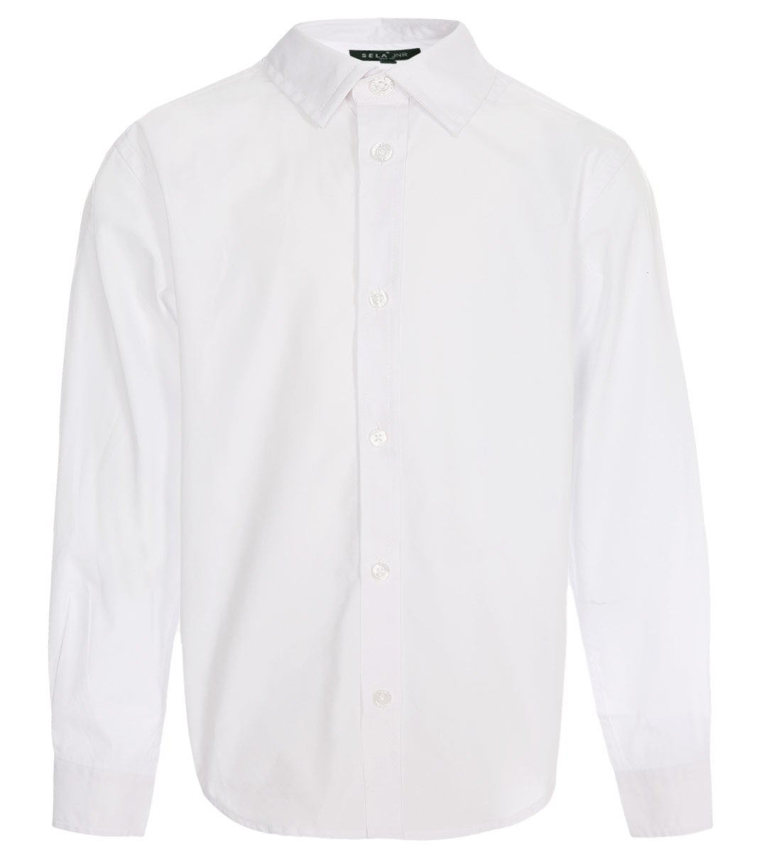 Рубашка для мальчика Sela, цвет: белый. H-812/236-8310. Размер 122