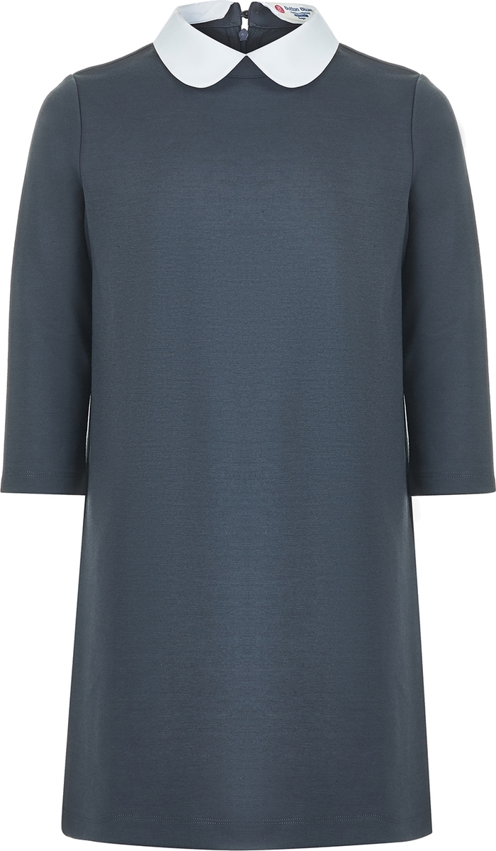 Платье для девочки Button Blue, цвет: серый. 218BBGS50030100. Размер 164