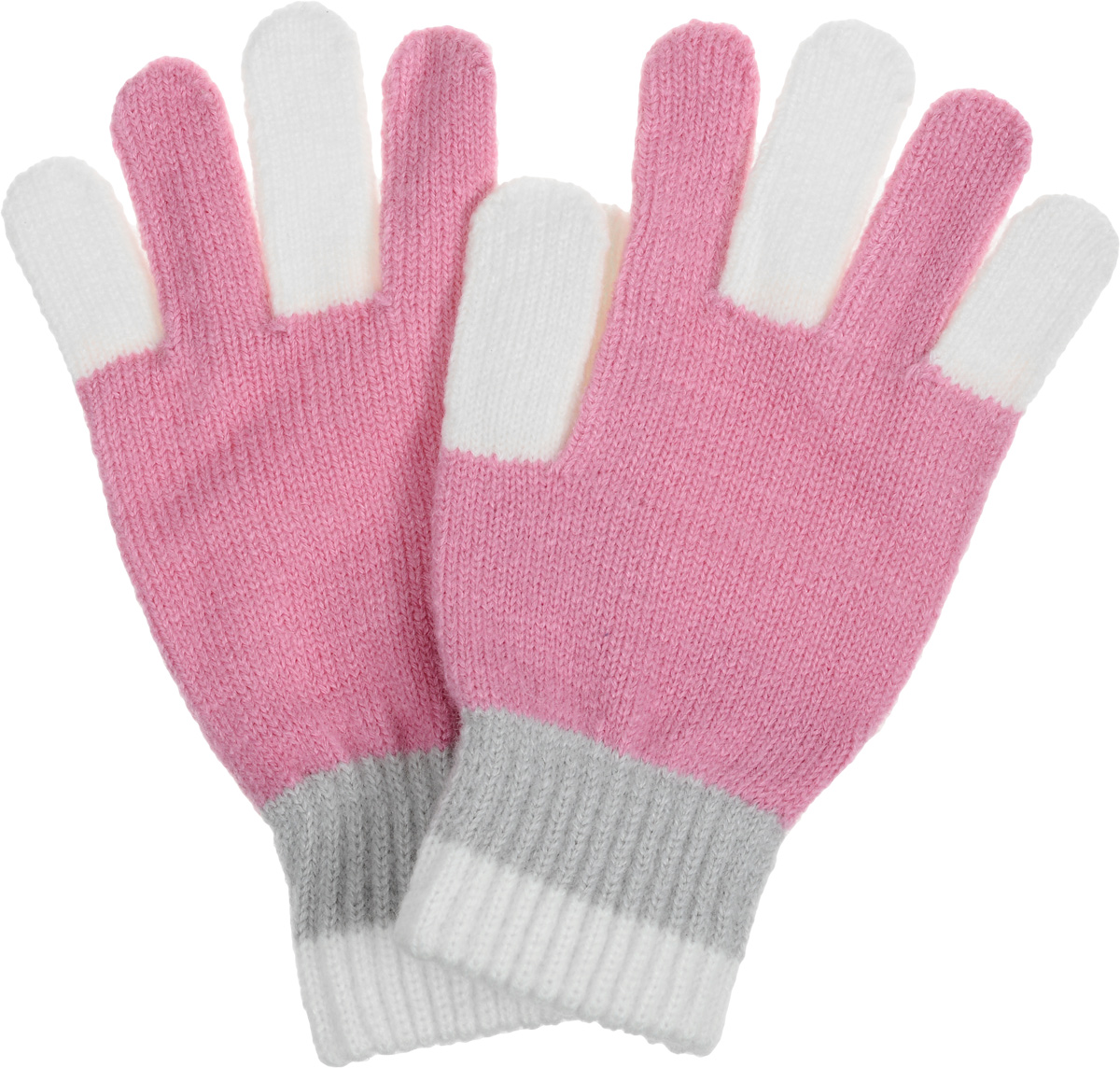 Перчатки для мальчика United Colors of Benetton, цвет: розовый. 6KV7B315L_3H0. Размер 90