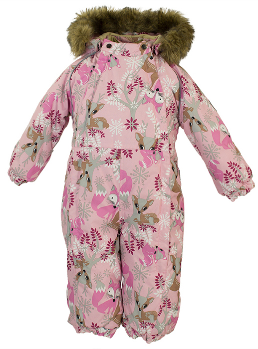 Комбинезон утепленный детский Huppa Keira, цвет: розовый. 31920030-81813. Размер 74