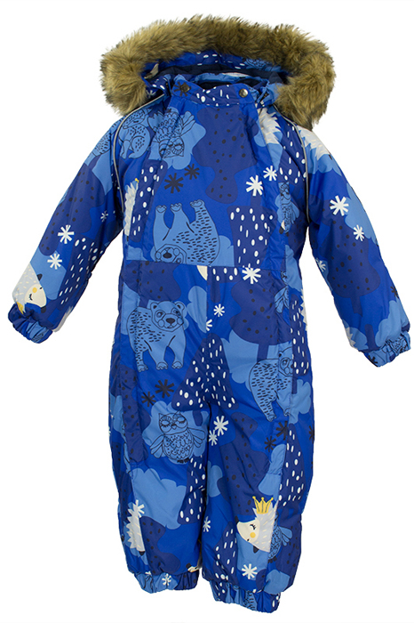 Комбинезон утепленный детский Huppa Keira, цвет: синий. 31920030-83335. Размер 104